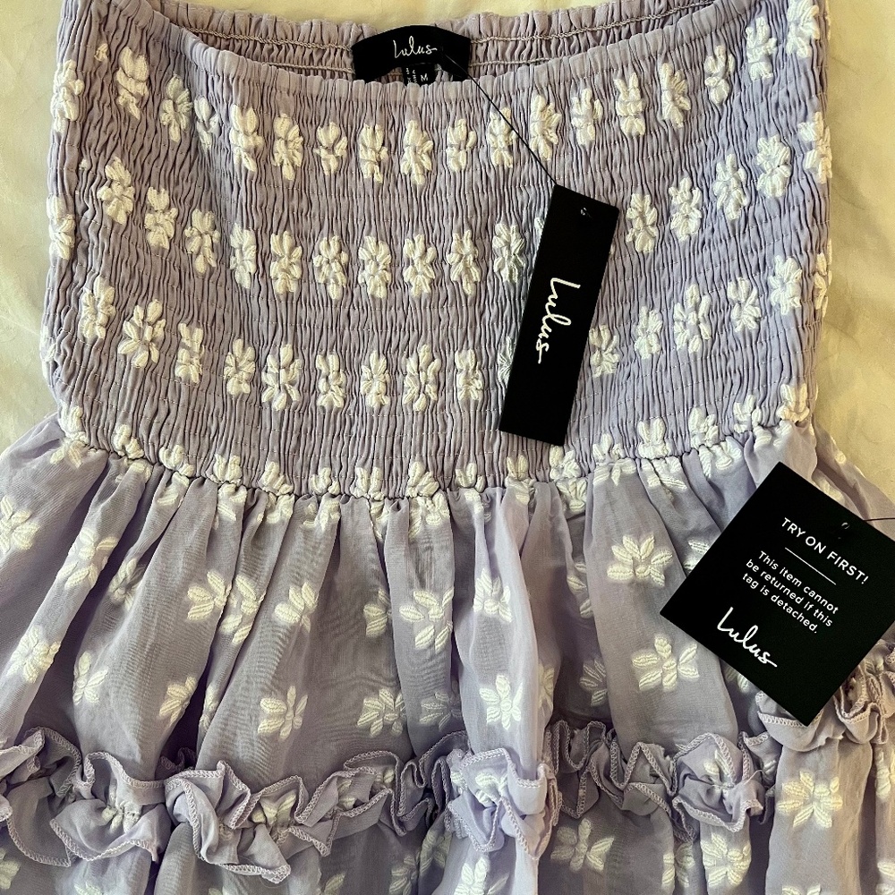 Purple Floral Dress